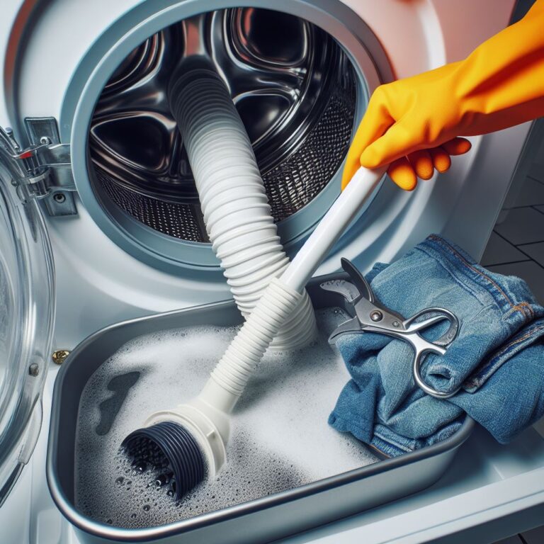 Cleaning Your Washing Machine Drain Pipe